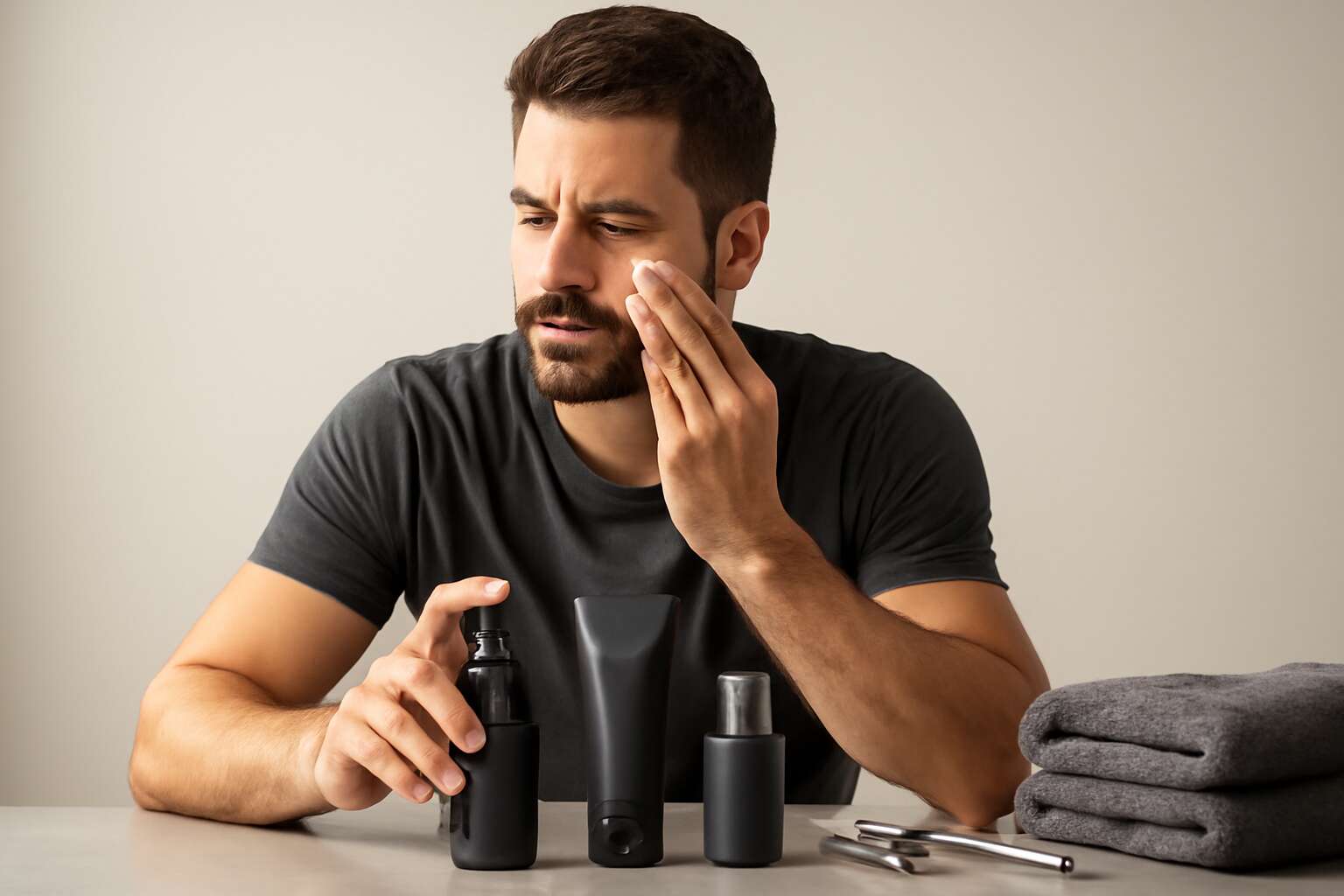 skin care set for men