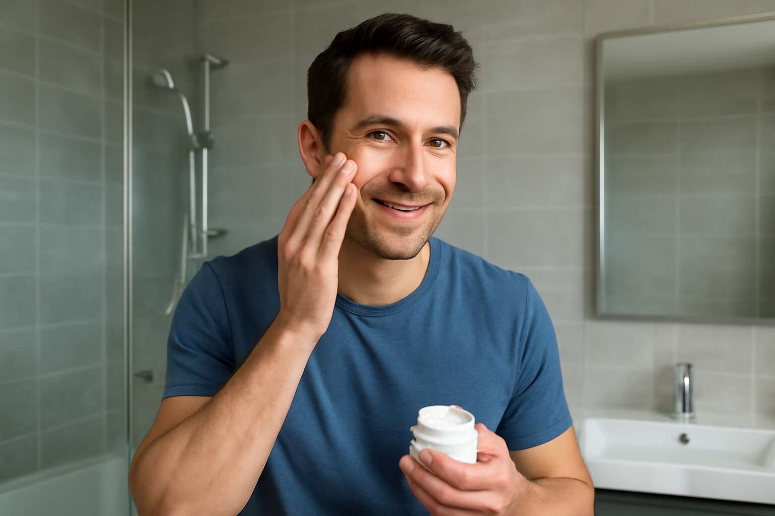 skin care routine men